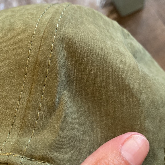 C.C. PonyCaps Patch Hat - Velcro back - Suede Finish - Olive Green - NWT - Picture 5 of 5